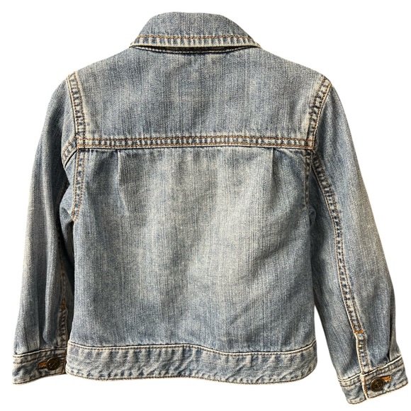 Crewcuts Classic Kids Light Wash Cotton Denim Jean SuperStretchy Jacket size 3T - Picture 5 of 6
